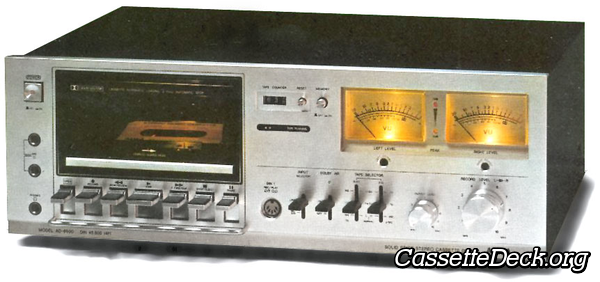 Aiwa Vintage Aiwa AD-6500 Solid State Cassette Tape Deck Recorder Analogue Indicator 