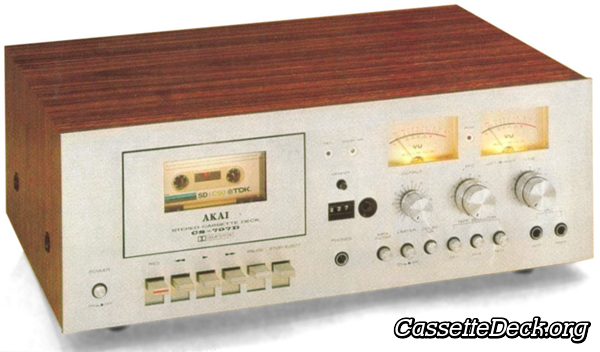 Vintage Akai Stereo Cassette Deck CS-707D Original CASE SCREWS Lot 