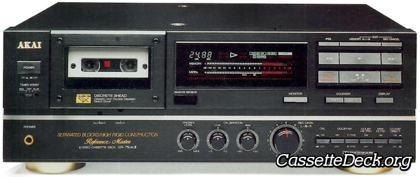 Akai AKAI A&D GX-Z7100EV GX-75 MKII Evolution 3-Head Stereo Cassette Deck 
