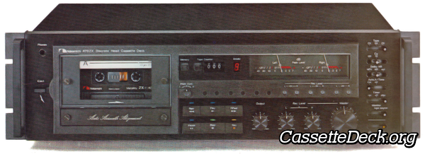 Nakamichi 670ZX Discrete Head Cassette Deck | CassetteDeck.org