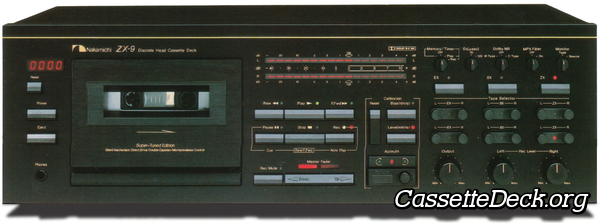 Nakamichi ZX-9 Discrete Head Cassette Deck | CassetteDeck.org