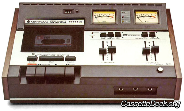 Kenwood Kenwood KX-710 Stereo Cassette Deck Vintage 