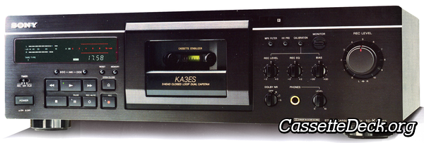 Sony TC-KA3ES Stereo Cassette Deck | CassetteDeck.org