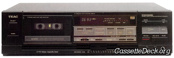 1987 Glasses 3 Pg Info Full Test Teac V-770 Cassette Review 