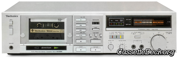 Technics RS-M258R Stereo Cassette Deck | CassetteDeck.org
