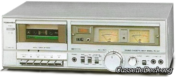 Toshiba PC-X12 Stereo Cassette Deck | CassetteDeck.org